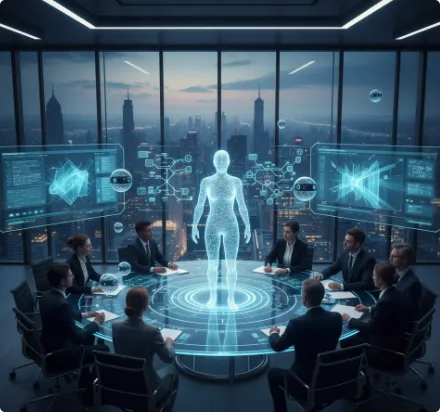 AI-powered digital insights meeting with RapidMiner