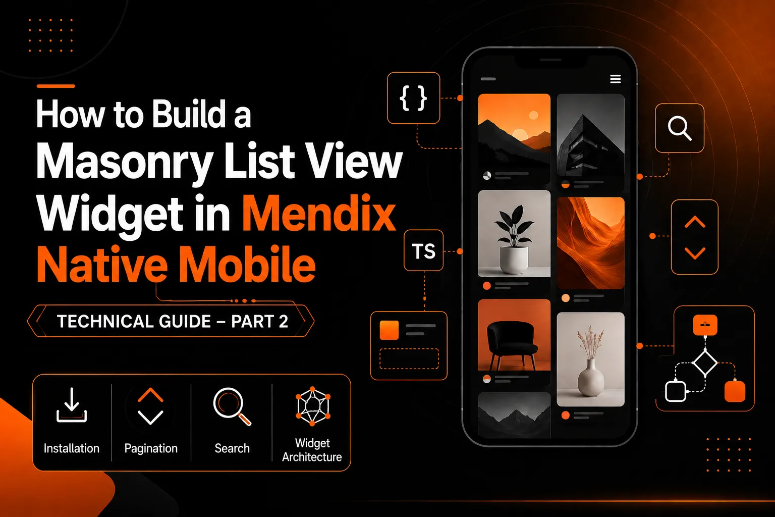 How to Build a Masonry List View Widget in Mendix Native Mobile