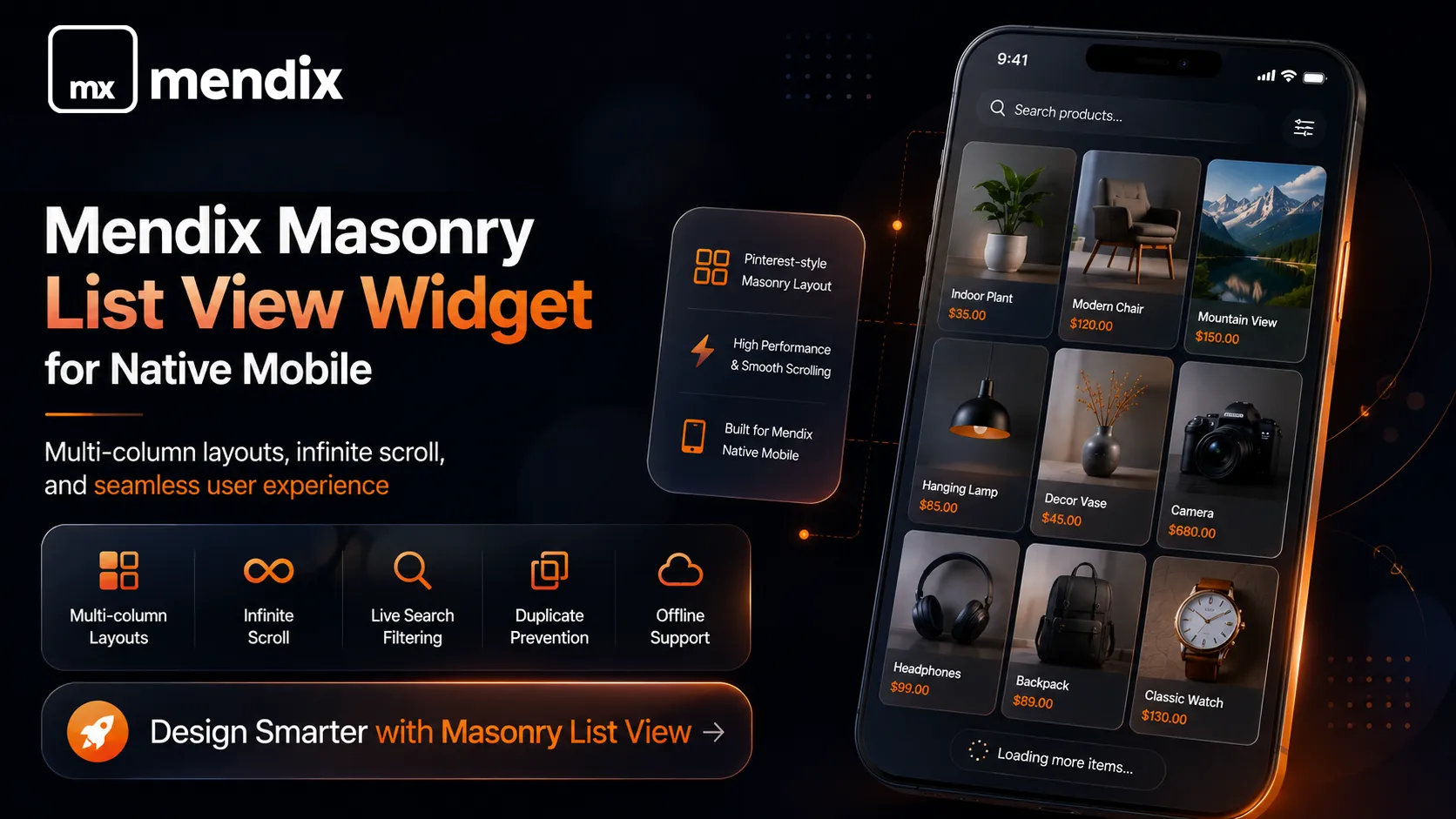 Building a Masonry List View Widget for Mendix Native Mobile