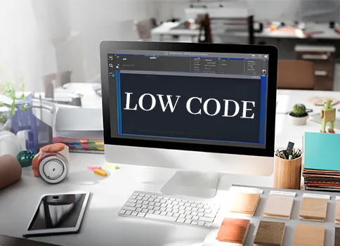 Low-code development workspace