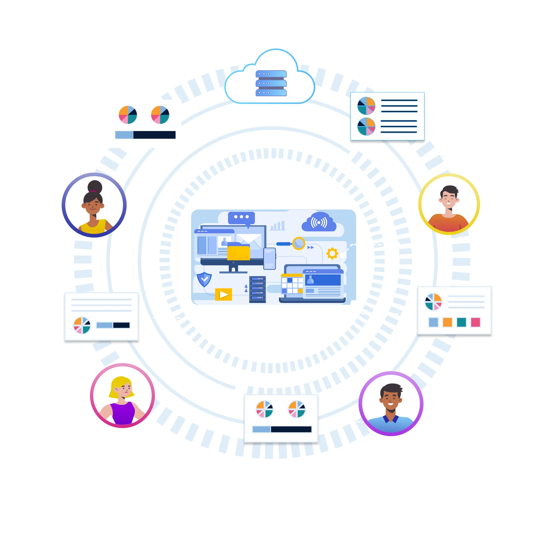 Compliance automation and workflow modernization illustration