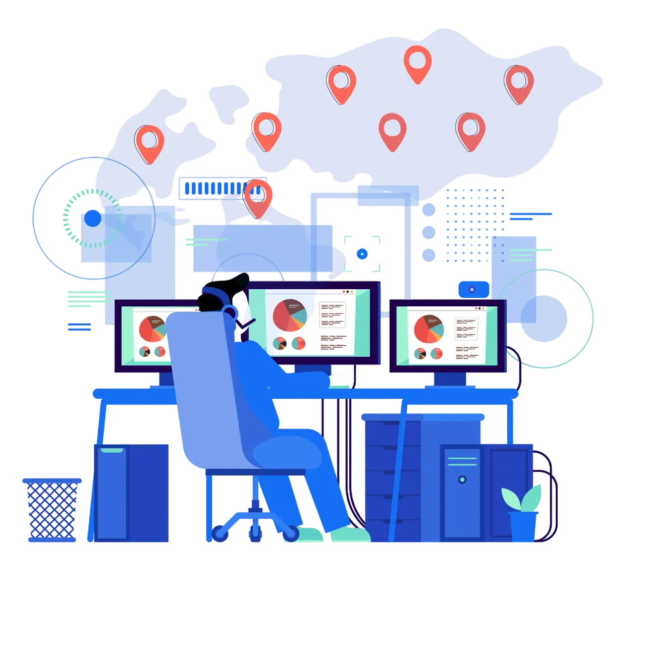 Casino compliance challenges and unified platform workflow illustration